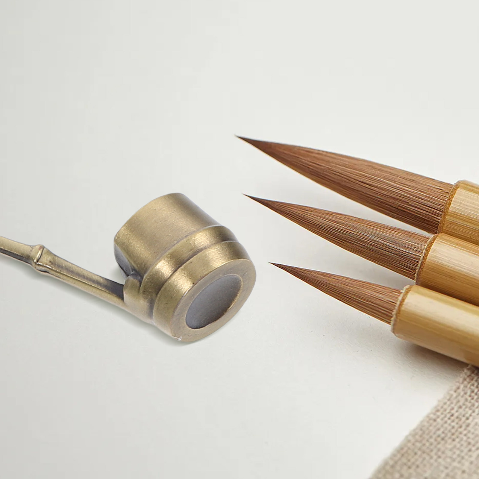 Writing Tools - Cucharón de agua para caligrafía, aleación