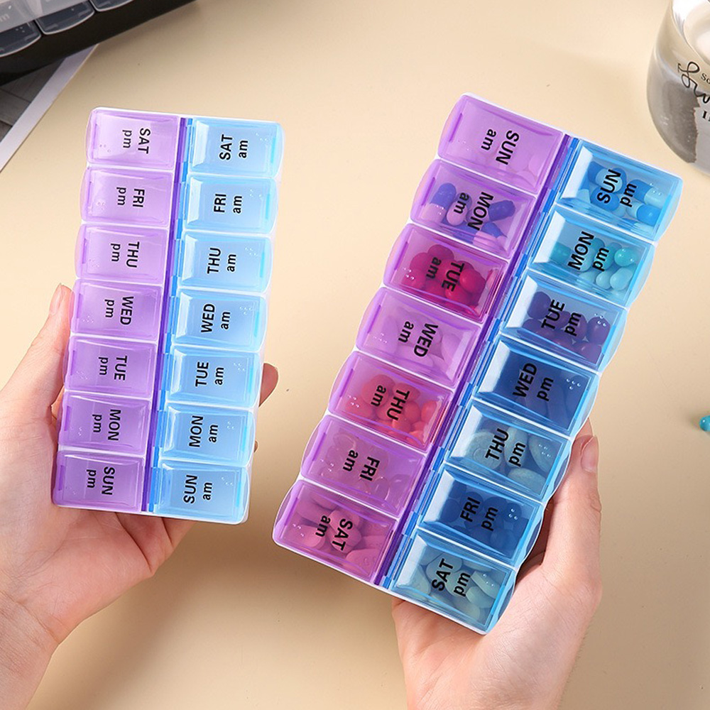 Stationery - Estuche para pastillas independiente con 14