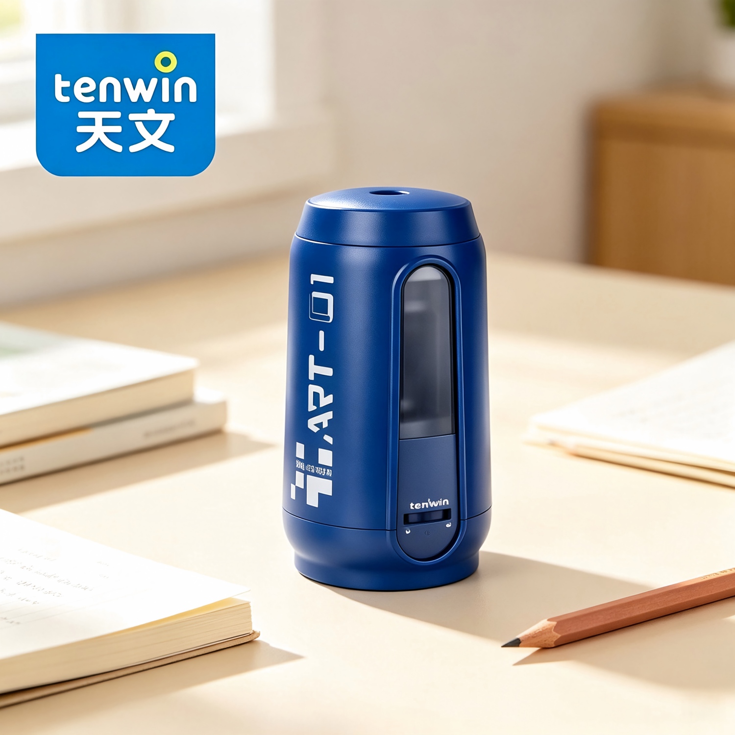 Electric Pencil Sharpener Usb - Sacapuntas Eléctrico Automático Recargable USB-C Tenwin,