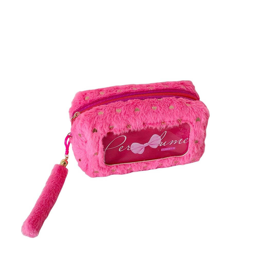 Aesthetic Large Pencil Case Pouch - Estuche de PVC Y2K con Lazo