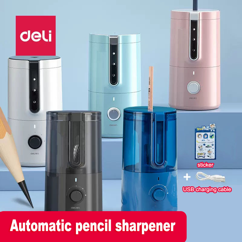 Electric Pencil Sharpener Usb - Deli-afilador de lápices eléctrico automático para