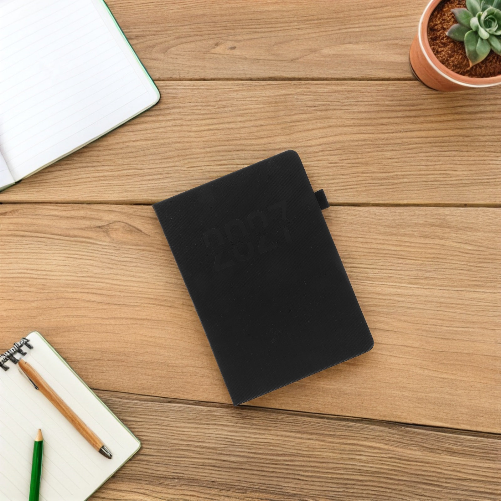 Spiral Bound Grid Notebook A5 - Agenda Semanal A5 de 120 Páginas