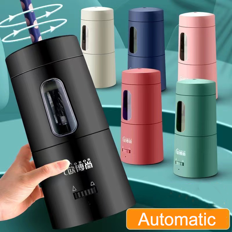 Electric Pencil Sharpener Usb - Sacapuntas eléctrico automático creativo, carga USB,