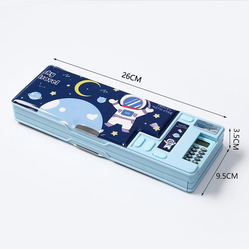 Scientific Calculator For Secondary School - Caja de lápices multifuncional con calculadora,