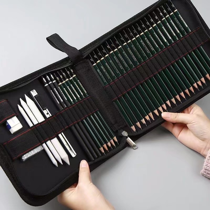 Aesthetic Large Pencil Case Pouch - Estuche de lápices de gran capacidad