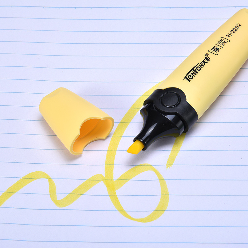 Resaltadores de dibujo oblicuo - Pastel Highlighter Set Double Ended reseña y precio