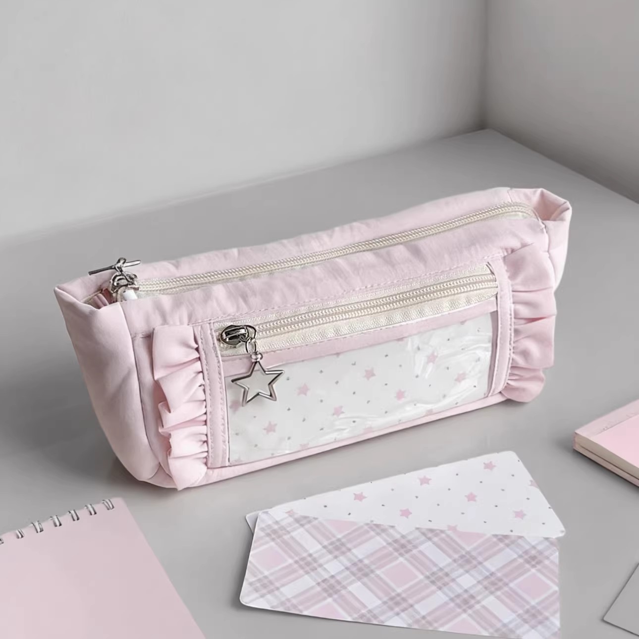 Estuche para lápices bonito de - Aesthetic Large Pencil Case Pouch reseña y precio