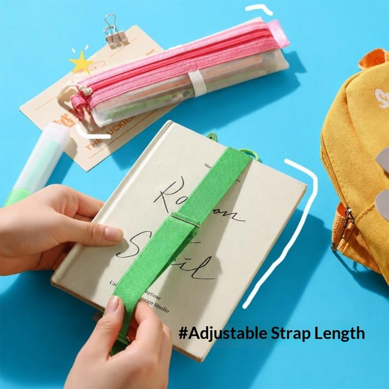 Estuche Transparente de Malla  - Clear Mesh Pencil Pouch For Exam reseña y precio
