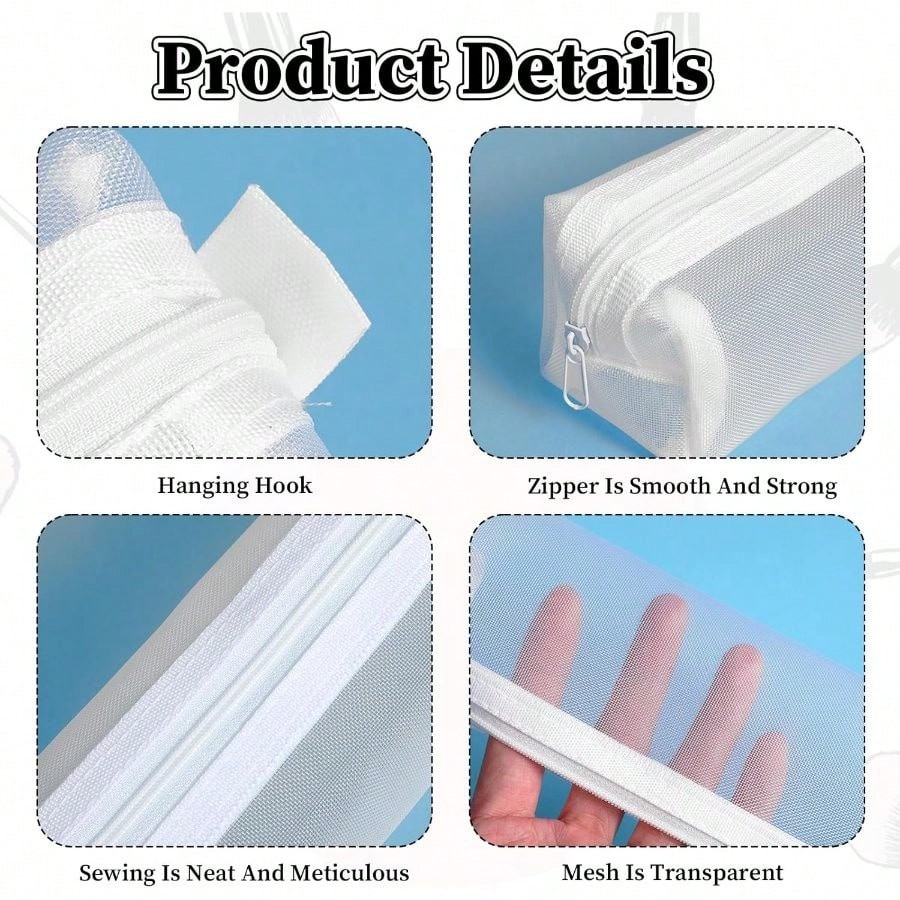 Estuche Transparente de Malla  - Clear Mesh Pencil Pouch For Exam reseña y precio