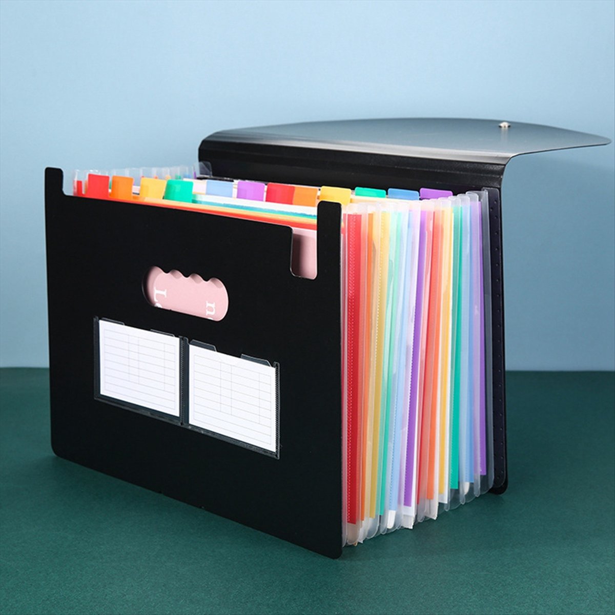Carpeta Expandible AT16 de 13  - Expandable Accordion File Folder 13 Pockets reseña y precio
