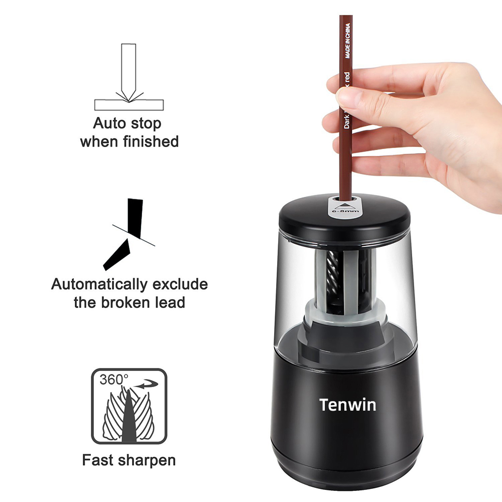 Tenwin-sacapuntas eléctrico au - Electric Pencil Sharpener Usb reseña y precio