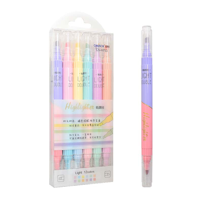 Rotuladores de doble punta de  - Pastel Highlighter Set Double Ended reseña y precio