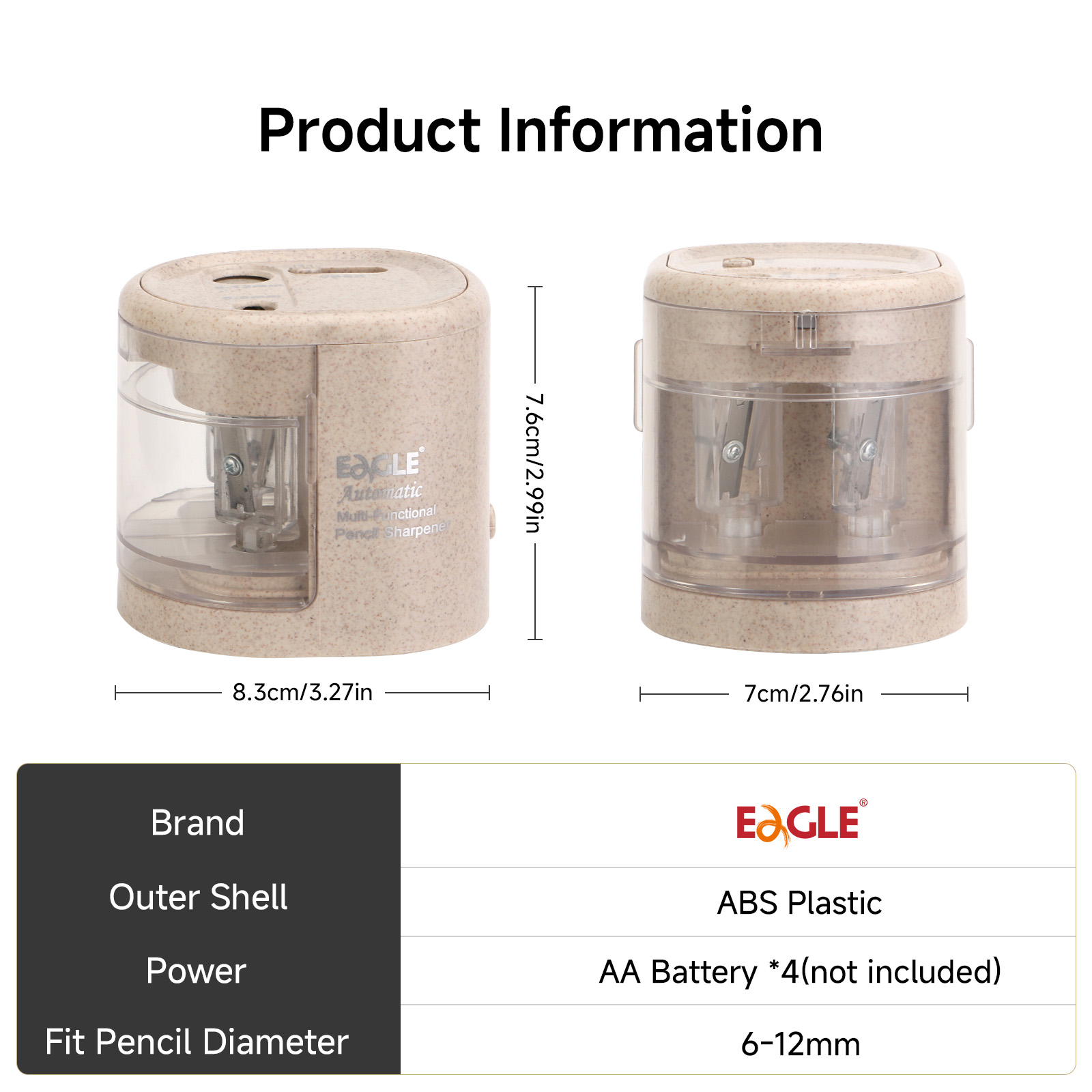 Sacapuntas Eléctrico Automátic - Electric Pencil Sharpener Usb reseña y precio