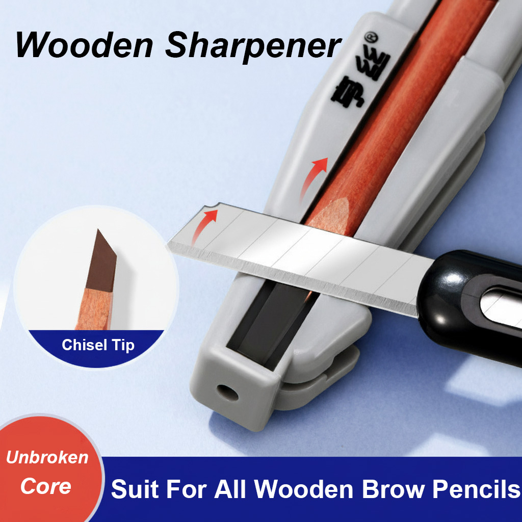 Sacapuntas de cejas de madera  - Stationery reseña y precio