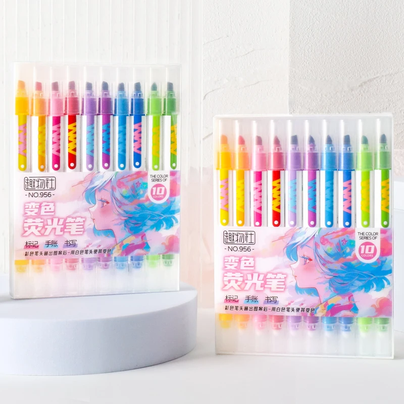 Juego de rotuladores resaltado - Pastel Highlighter Set Double Ended reseña y precio
