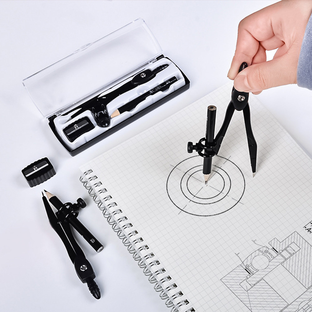 1 Juego de Compases de Precisi - Math Geometry Set With Compass reseña y precio