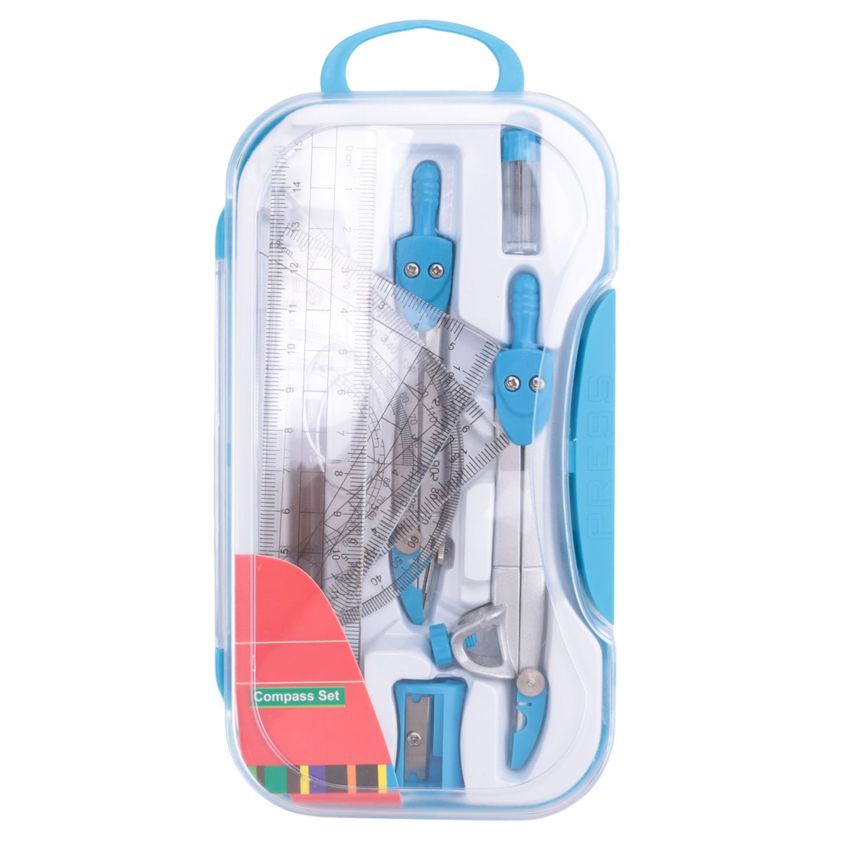Juego de geometría MALL de 10  - Math Geometry Set With Compass reseña y precio