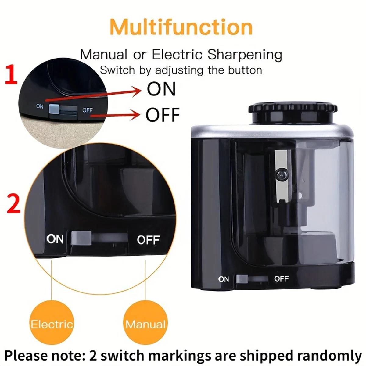 Sacapuntas eléctrico de escrit - Electric Pencil Sharpener Usb reseña y precio