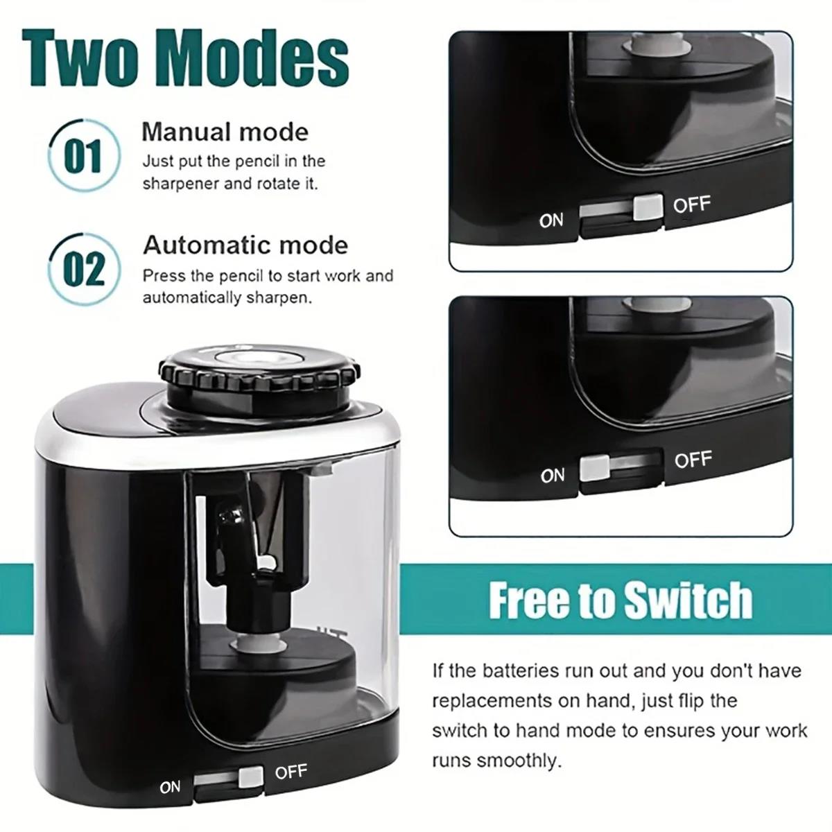 Sacapuntas eléctrico portátil, - Electric Pencil Sharpener Usb reseña y precio