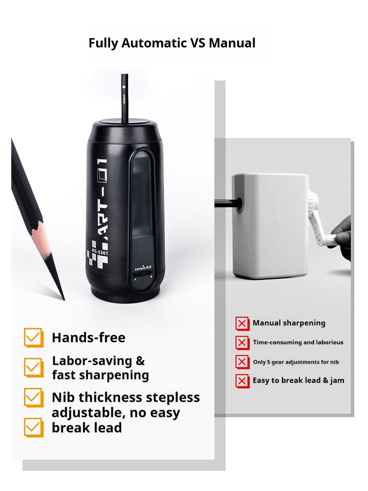 Sacapuntas eléctrico completam - Electric Pencil Sharpener Usb reseña y precio