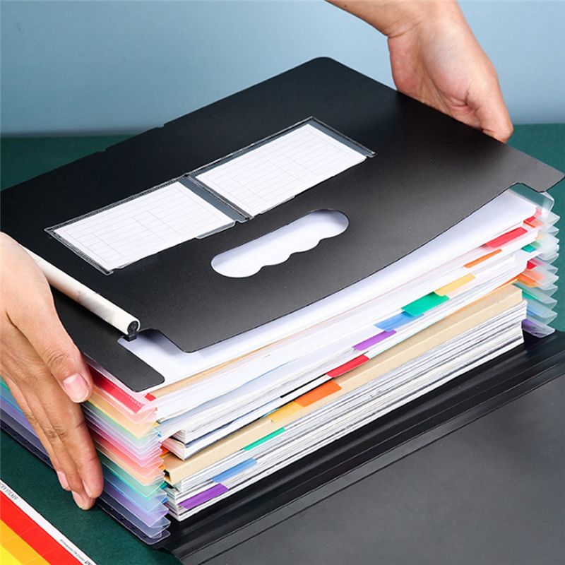 Carpeta de Archivo Expandible  - Expandable Accordion File Folder 13 Pockets reseña y precio