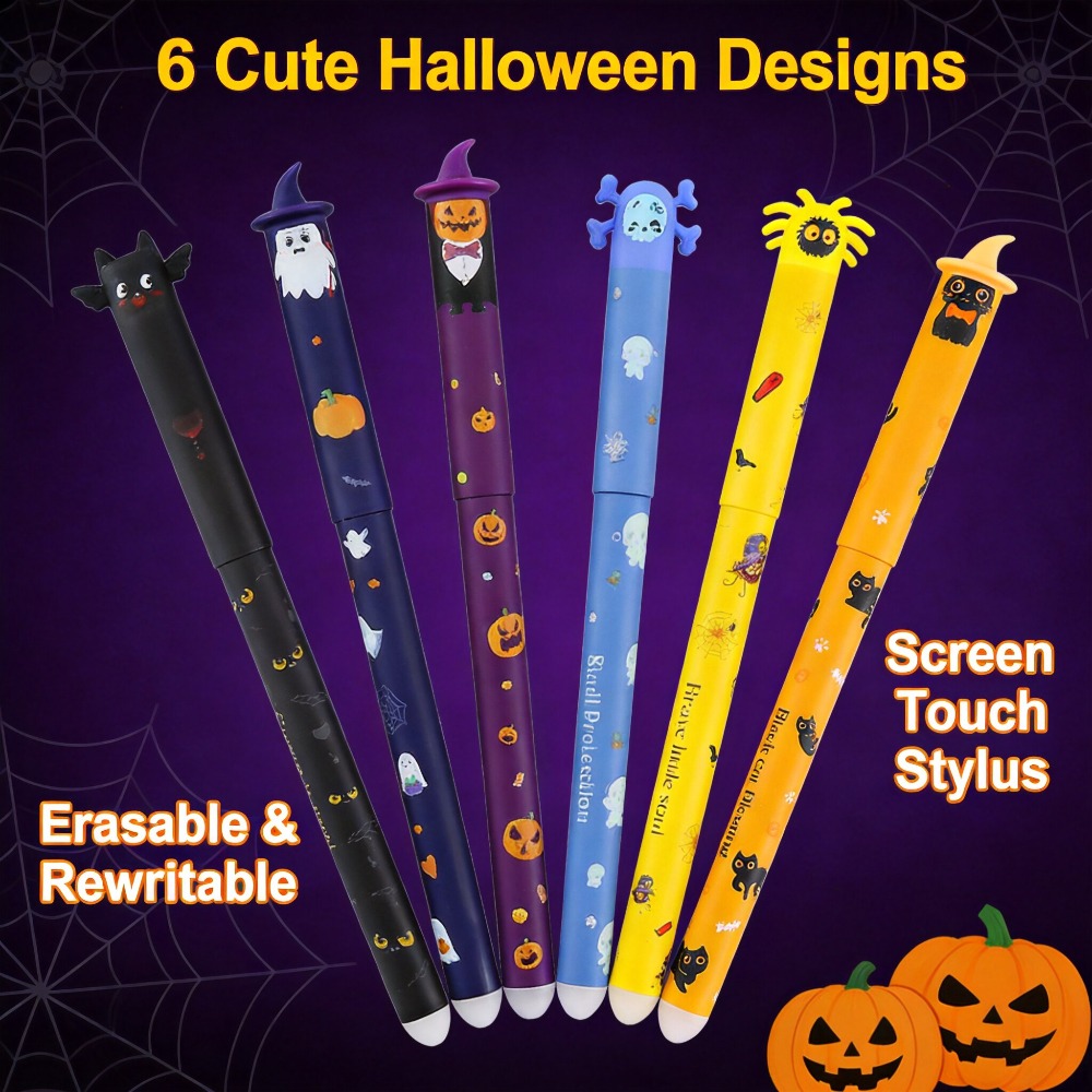1-6 bolígrafos de gel borrable - Retractable Eraser Pen Click reseña y precio