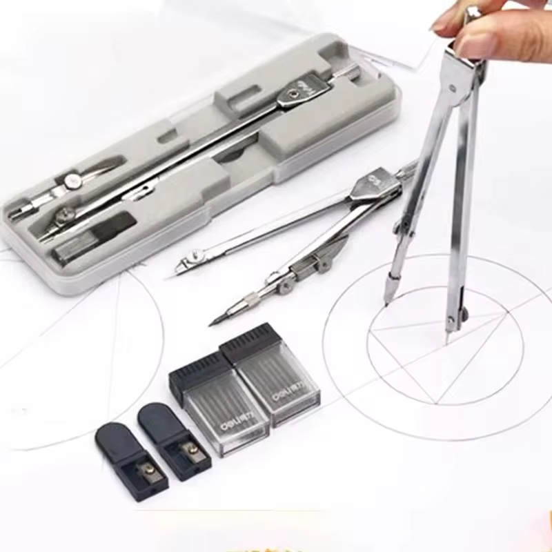 Brújula de dibujo multifuncion - Math Geometry Set With Compass reseña y precio