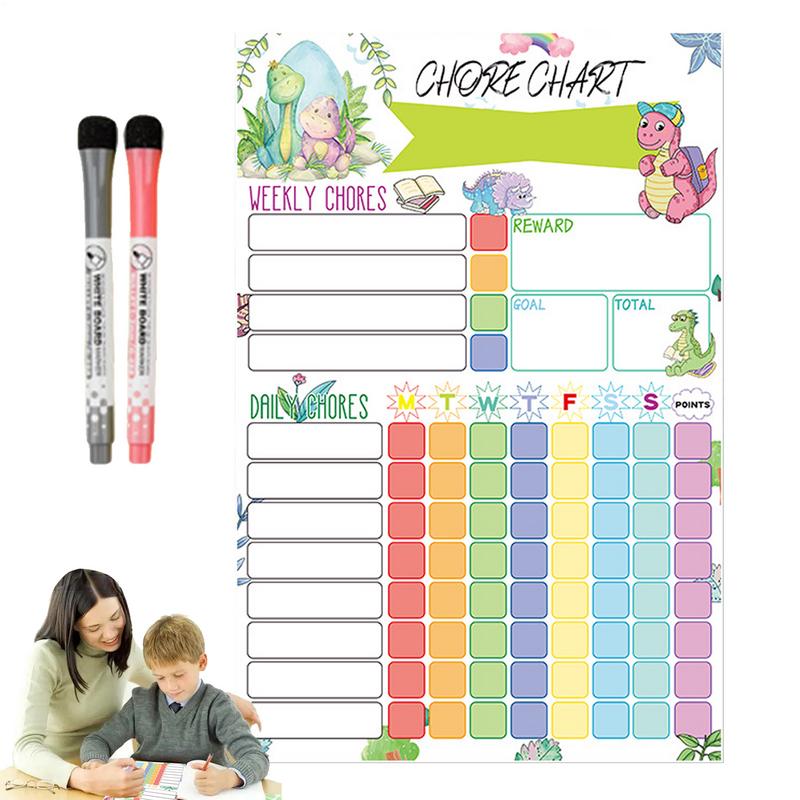 Tabla de tareas magnética, hor - Kids Magnetic Reward Chart Board reseña y precio