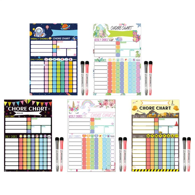 Tabla de tareas magnética, hor - Kids Magnetic Reward Chart Board reseña y precio