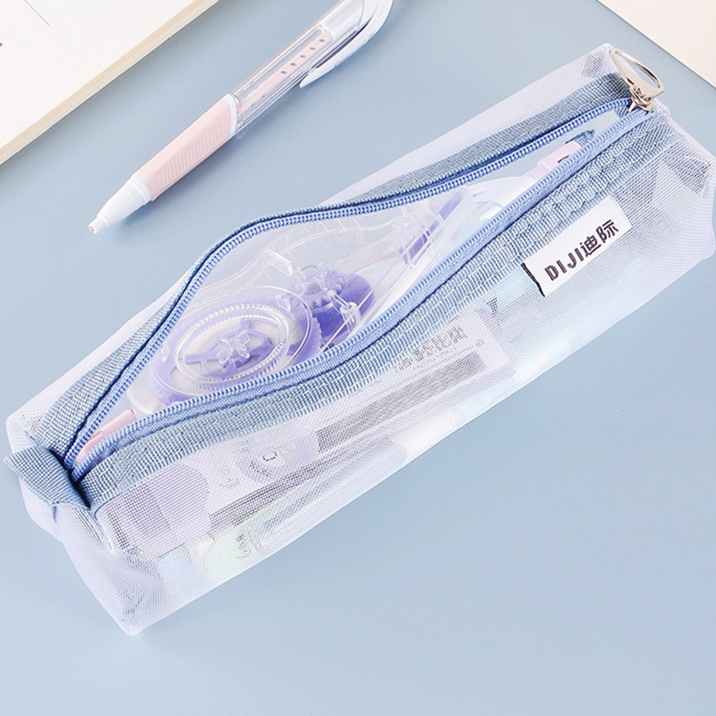 Bolsa transparente de malla de - Clear Mesh Pencil Pouch For Exam reseña y precio