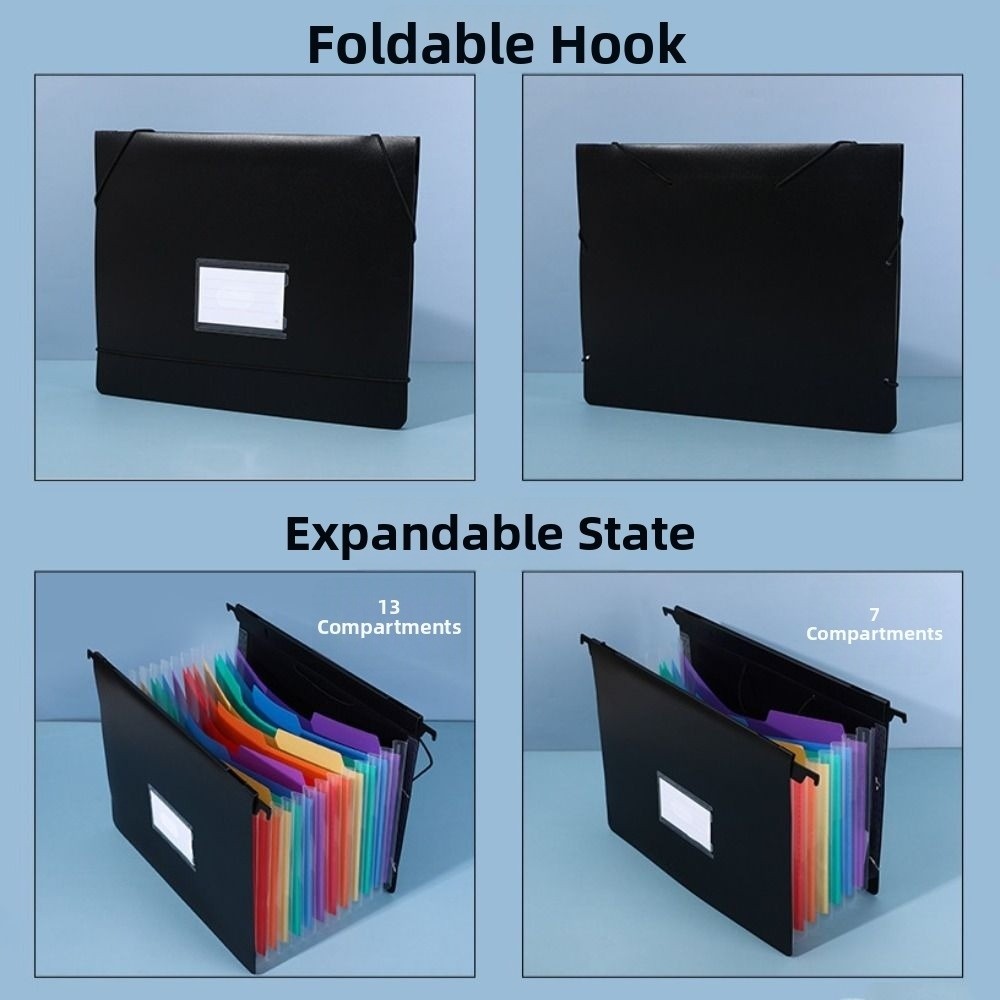 Carpeta de Archivos Expandible - Expandable Accordion File Folder 13 Pockets reseña y precio
