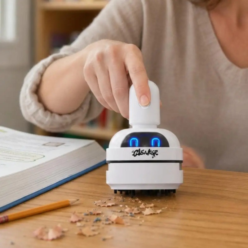 Aspiradora de escritorio, mini - Mini Desktop Vacuum Cleaner For Eraser Dust reseña y precio