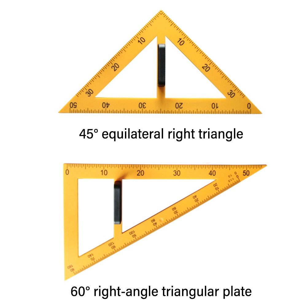 Regla Triangular Grande y Resi - Math Geometry Set With Compass reseña y precio