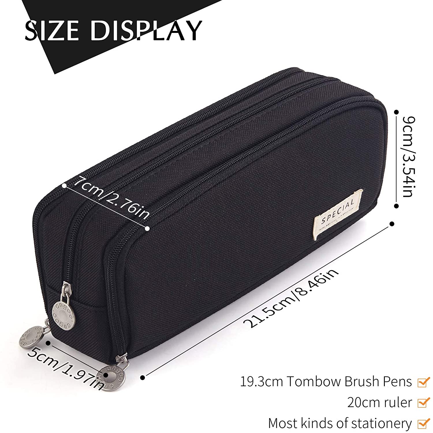 Estuche para lápices de gran c - Aesthetic Large Pencil Case Pouch reseña y precio