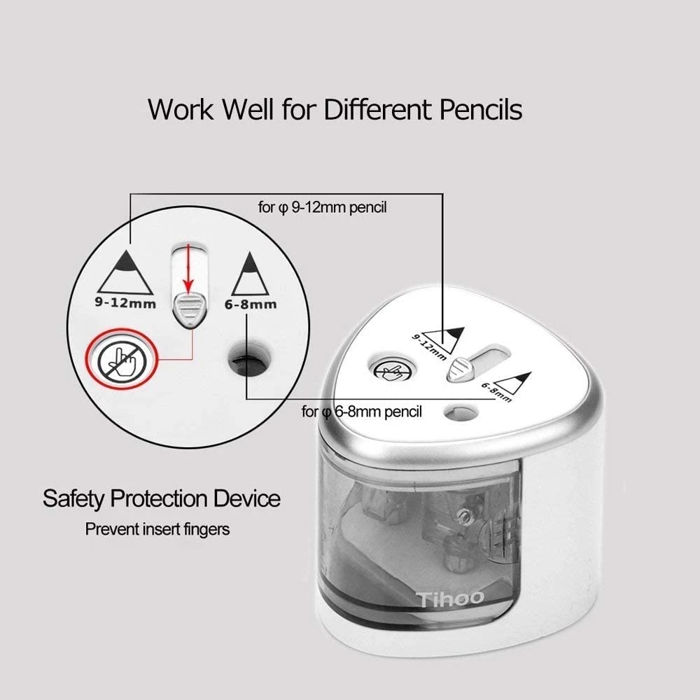 Tenwin nuevo sacapuntas eléctr - Electric Pencil Sharpener Usb reseña y precio
